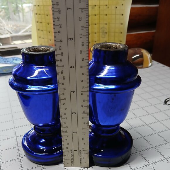 Blue Candlesticks - Picture 3 of 3